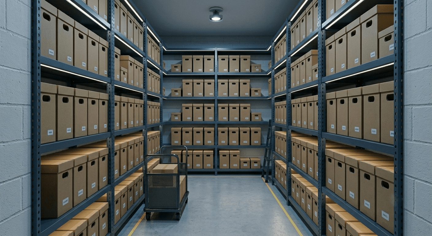 Secure data storage facility